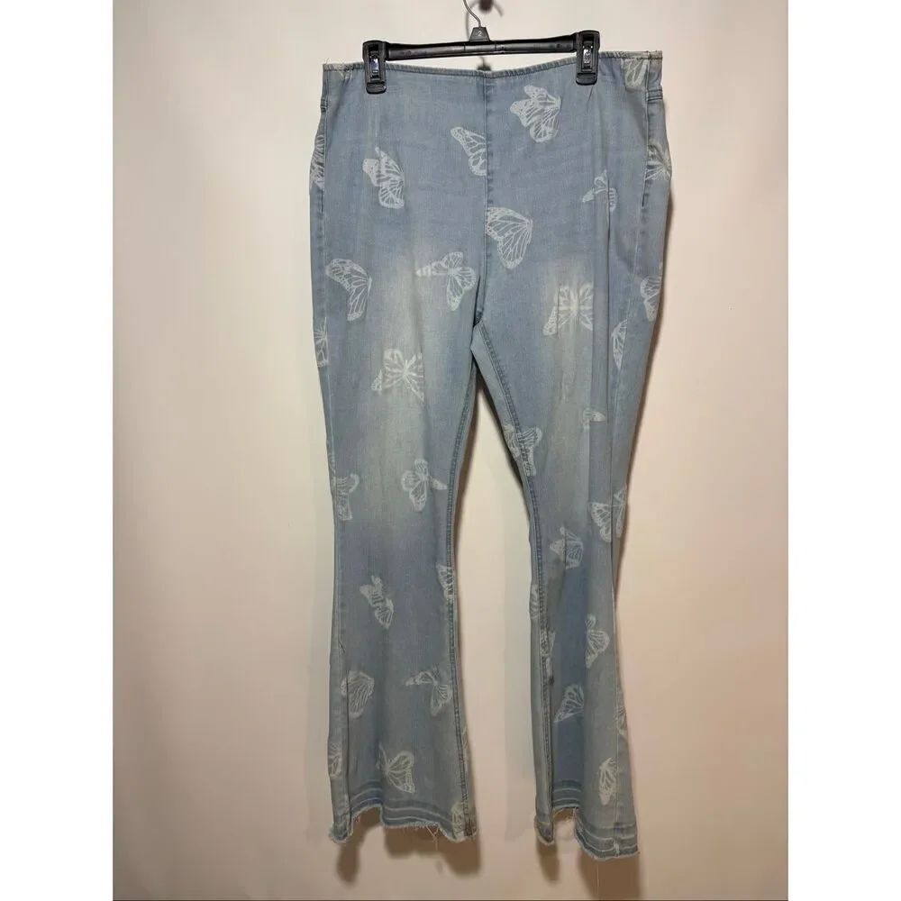Butterfly bell bottoms
